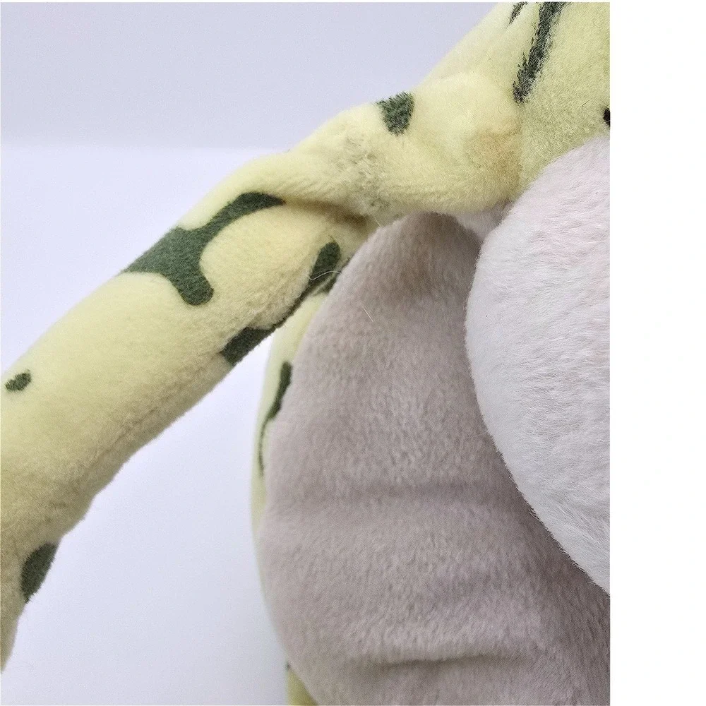 1999 Vtg‎ K&M International Slumpers Bull Frog Plush Yellow 17 in w/Tags